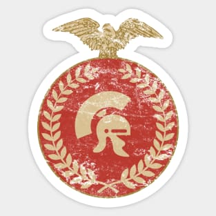 Vintage Distressed Roman Gladiator Sticker